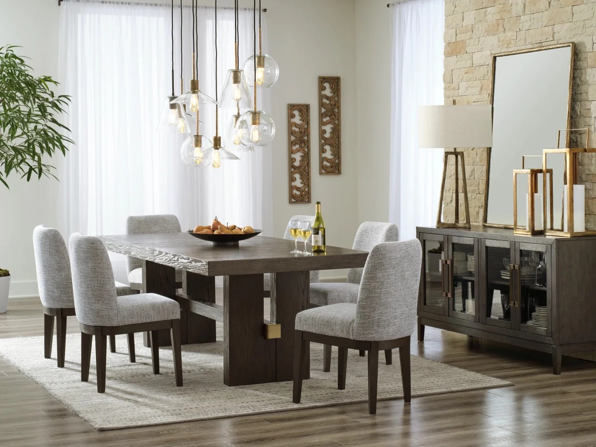 Burkhaus Dining Table & 6 Chairs