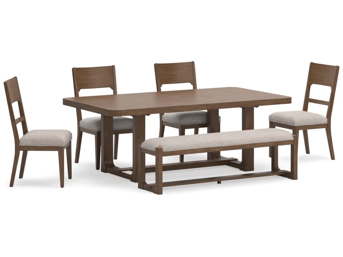 Cabalynn Dining Table & 4 Chairs & Bench - Image 2