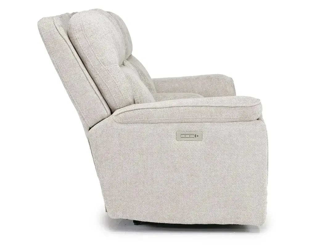 Cannes 3 Power Console Loveseat - Image 10