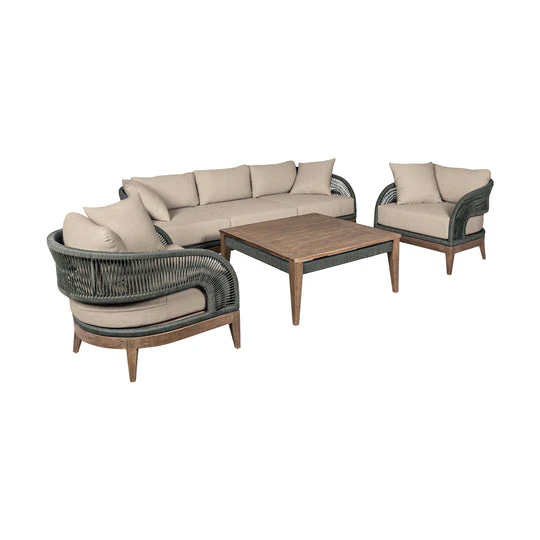Capri Outdoor 4 Piece Patio Set - Image 14