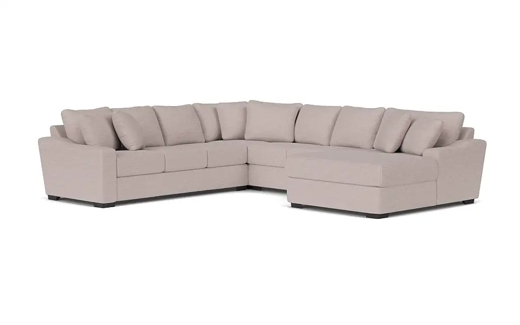 Casper Crypton Performance Extra Large Tux Loveseat Chaise Sectional Custom - Image 2