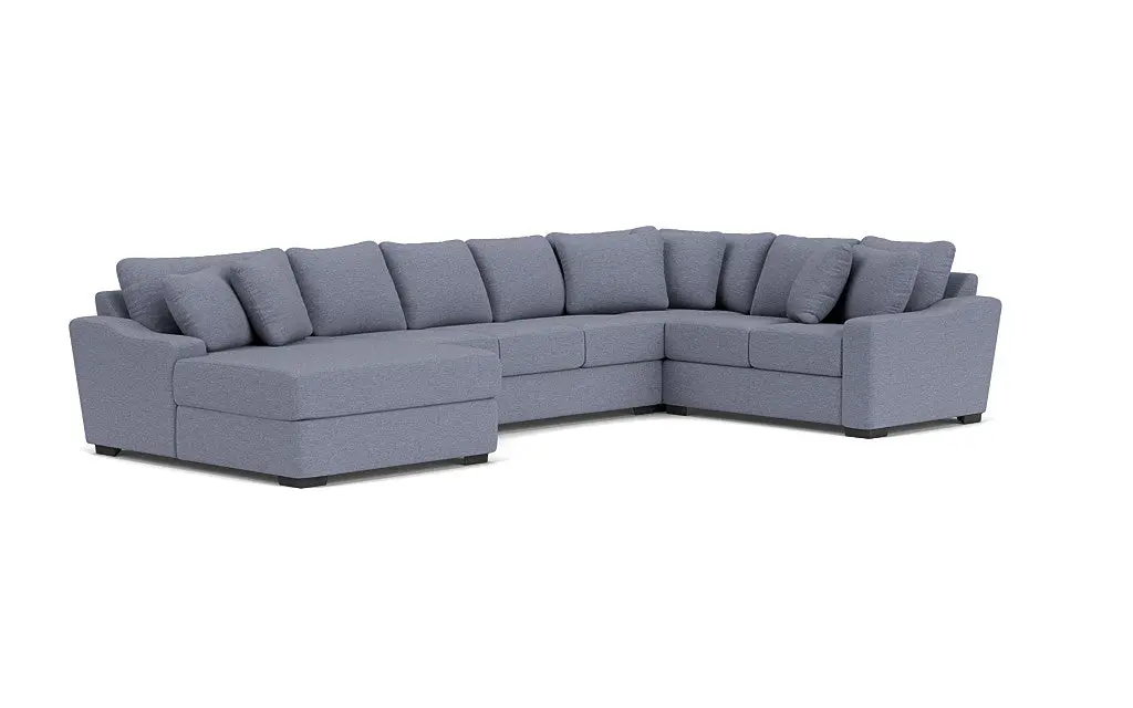 Casper Crypton Performance Tux Sofa Chaise Sectional Custom - Image 3