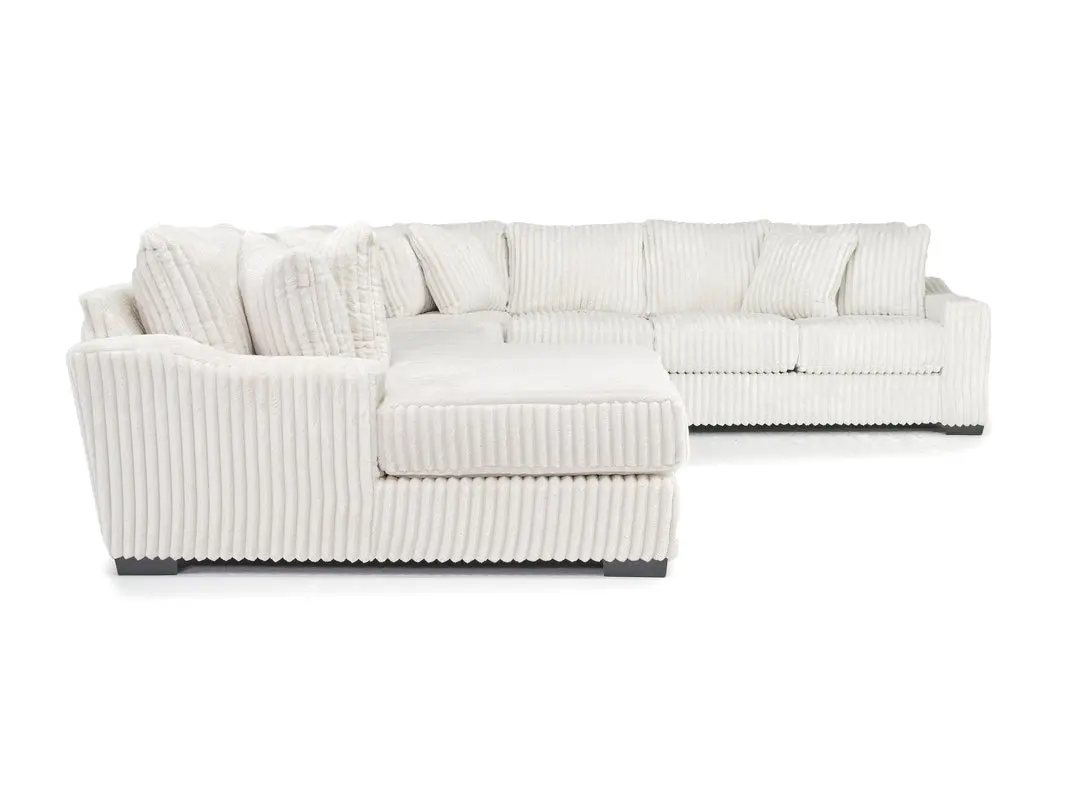 Casper Extra Large Tux Loveseat Chaise Sectional - Image 11