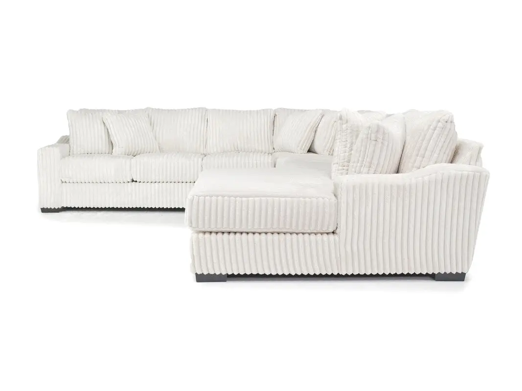 Casper Extra Large Tux Loveseat Chaise Sectional - Image 12