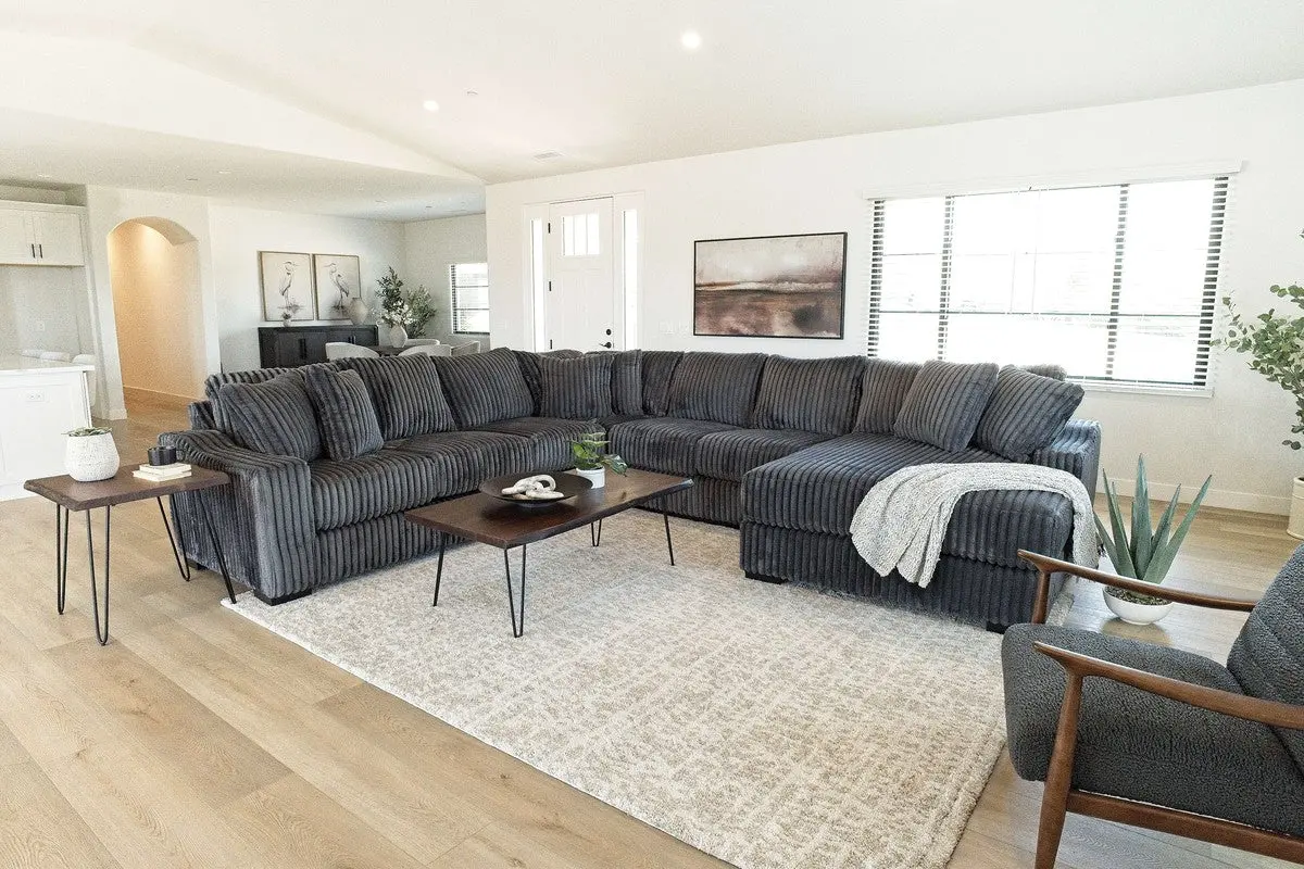 Casper Extra Large Tux Loveseat Chaise Sectional - Image 22