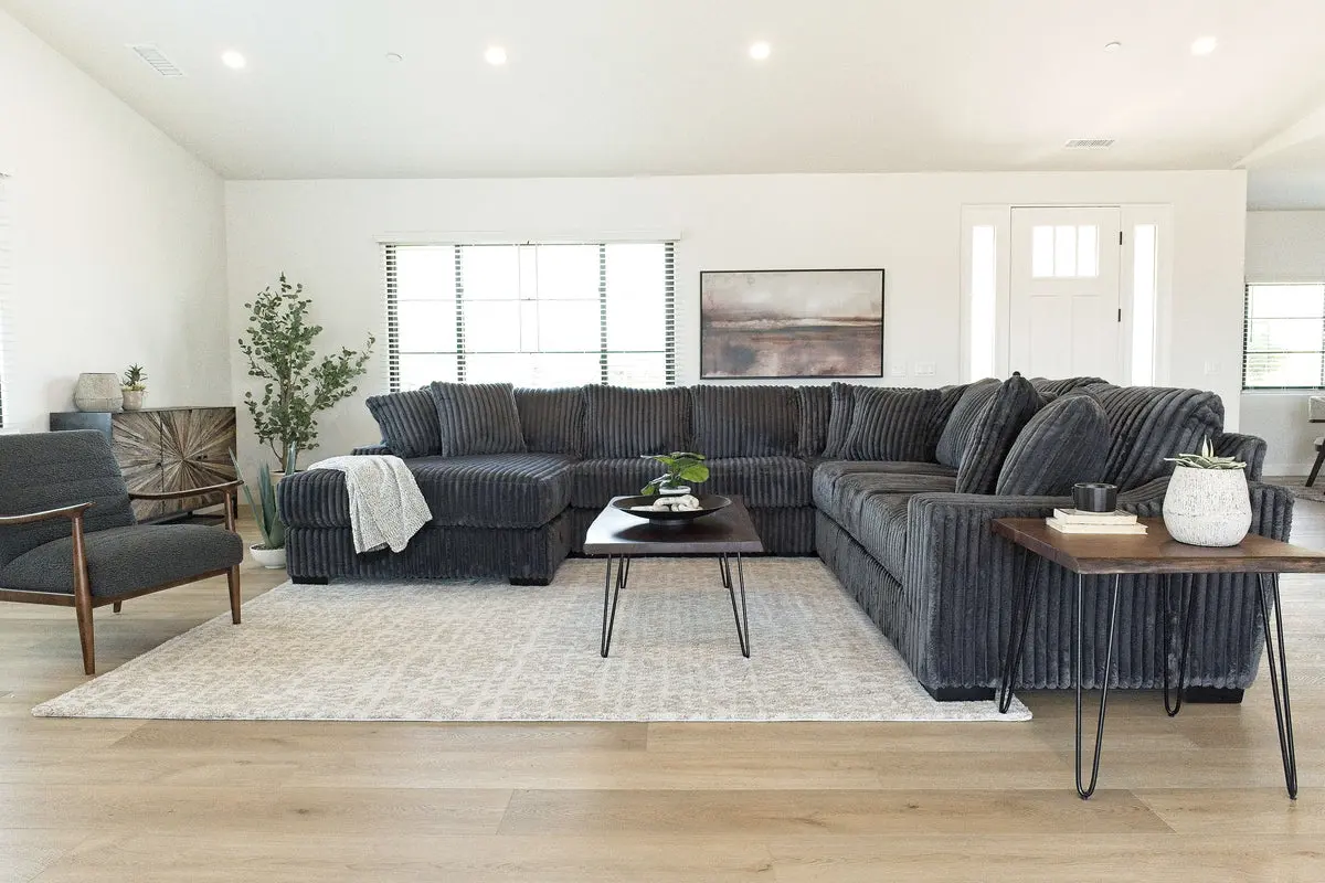 Casper Extra Large Tux Loveseat Chaise Sectional - Image 25