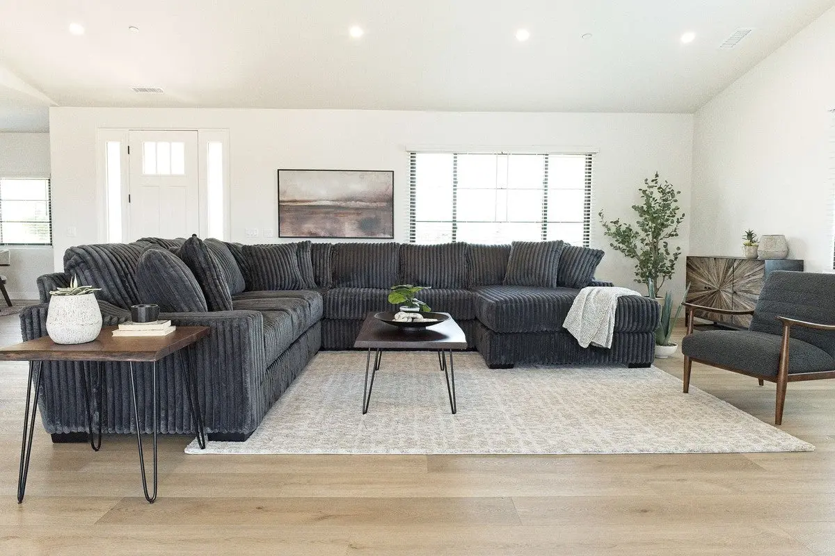 Casper Extra Large Tux Loveseat Chaise Sectional - Image 26