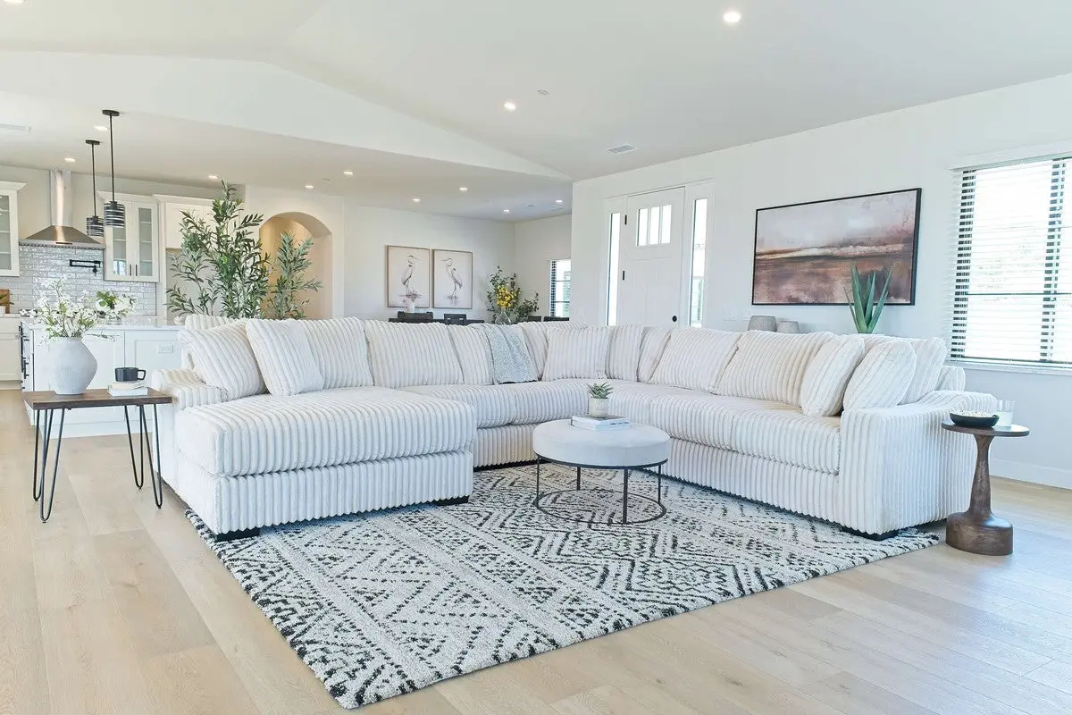 Casper Extra Large Tux Loveseat Chaise Sectional - Image 27