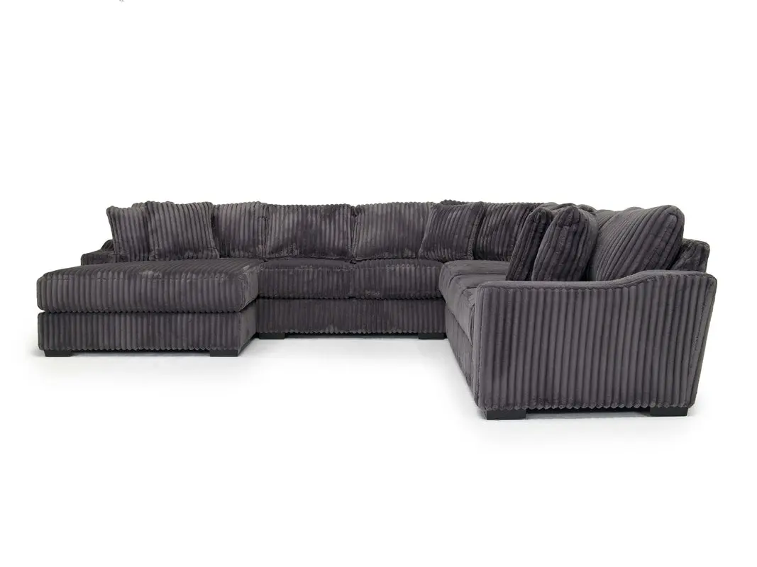 Casper Extra Large Tux Loveseat Chaise Sectional - Image 5
