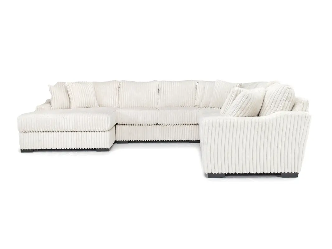 Casper Extra Large Tux Loveseat Chaise Sectional - Image 7