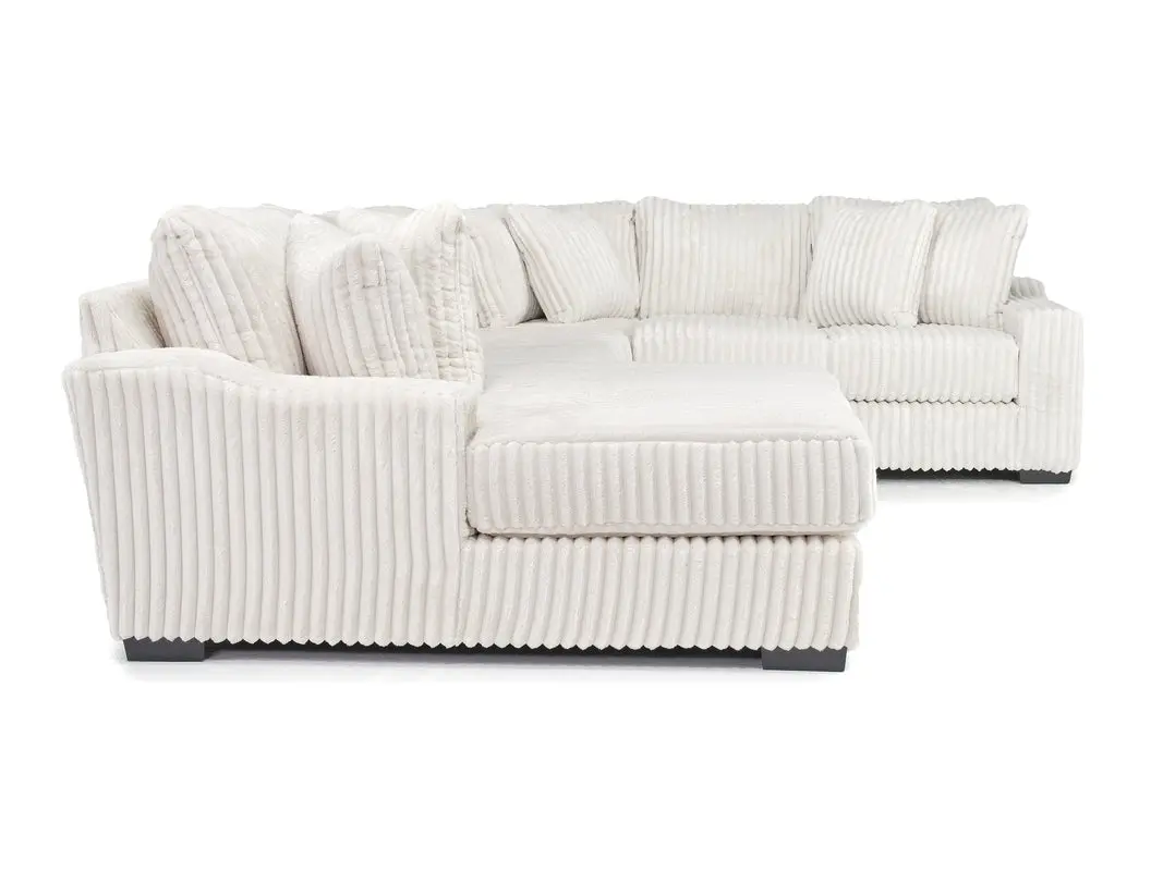 Casper Tux Loveseat Chaise Sectional - Image 11