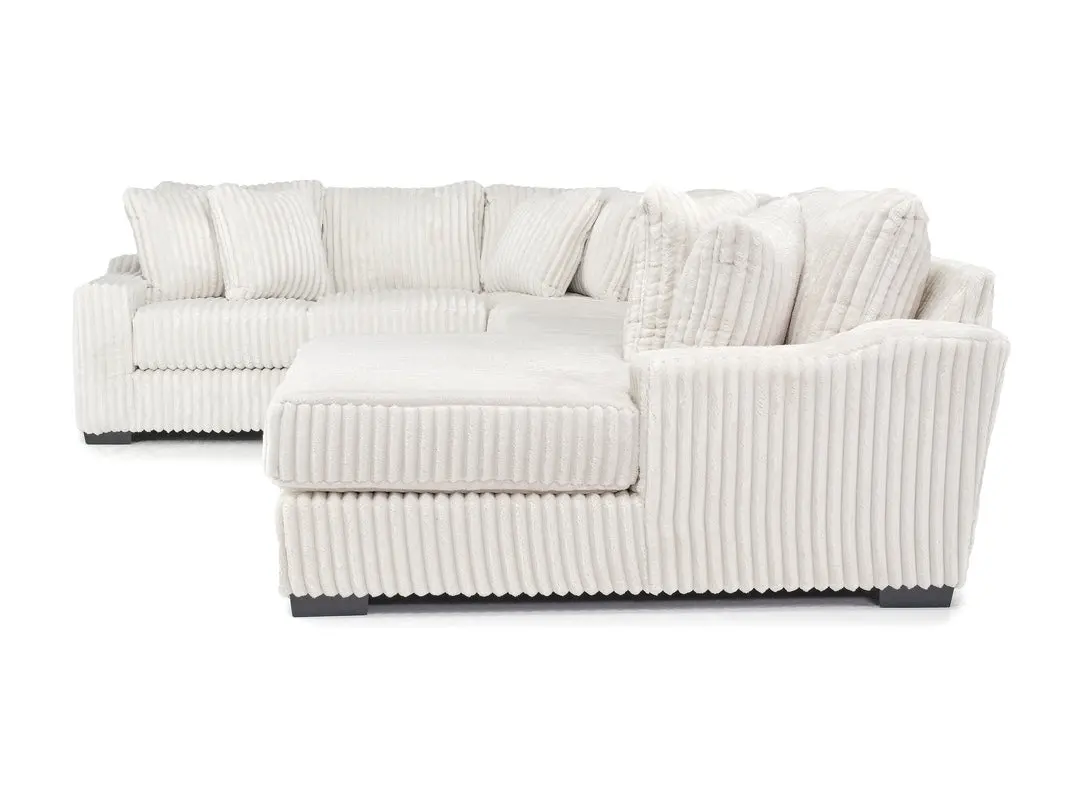 Casper Tux Loveseat Chaise Sectional - Image 12