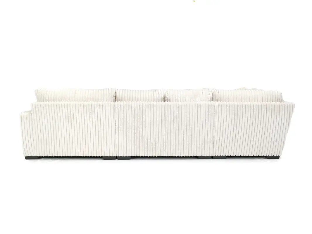 Casper Tux Loveseat Chaise Sectional - Image 16