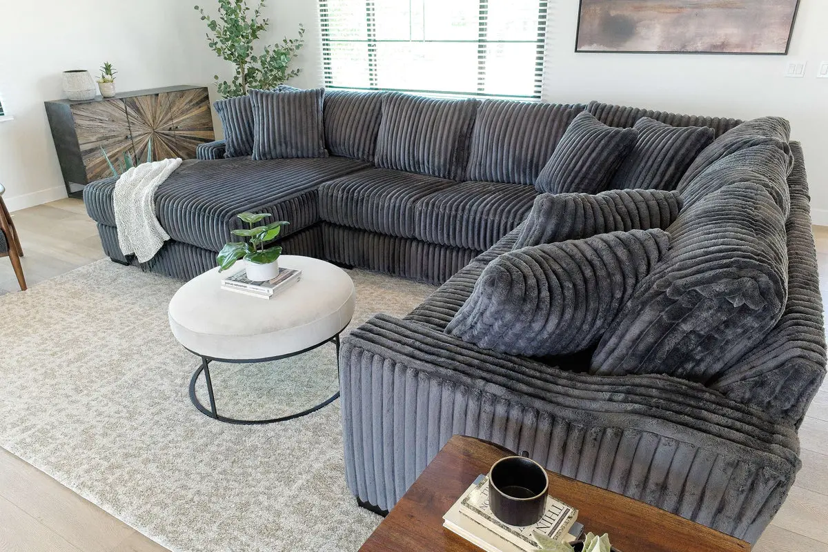 Casper Tux Loveseat Chaise Sectional - Image 17