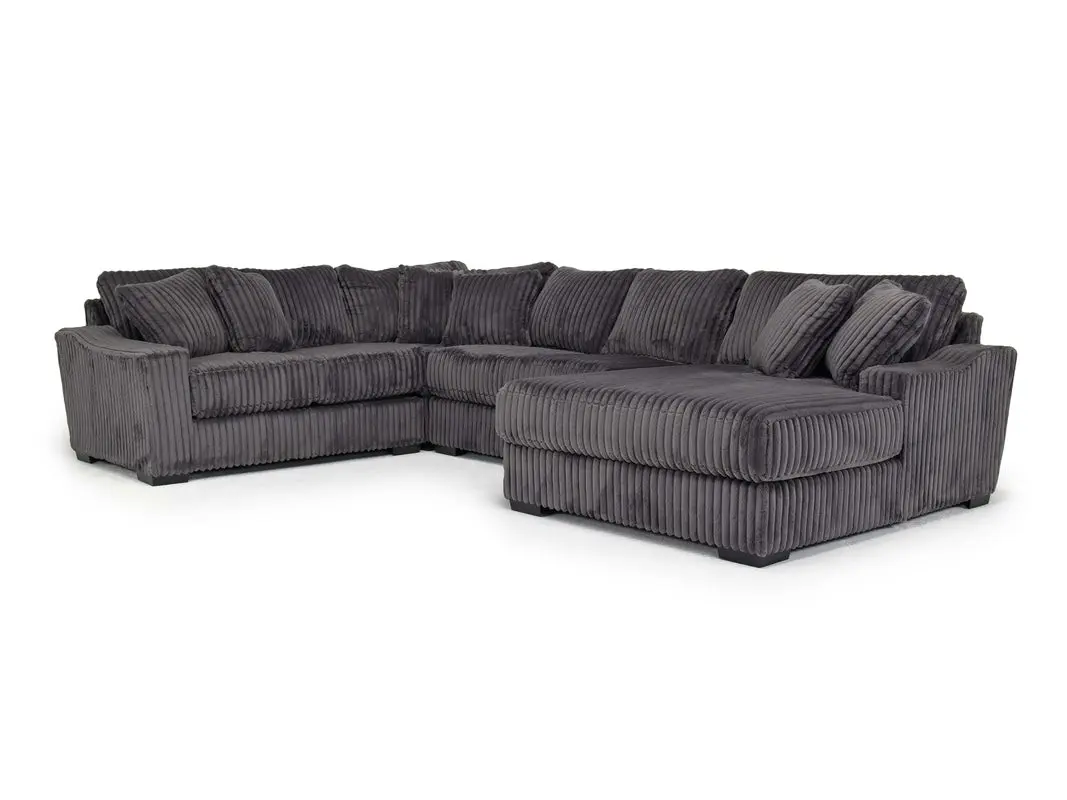 Casper Tux Loveseat Chaise Sectional - Image 2