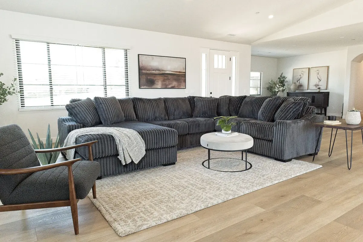 Casper Tux Loveseat Chaise Sectional - Image 21