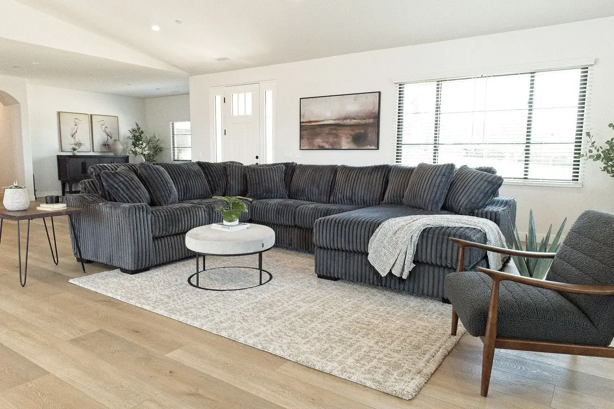 Casper Tux Loveseat Chaise Sectional - Image 22