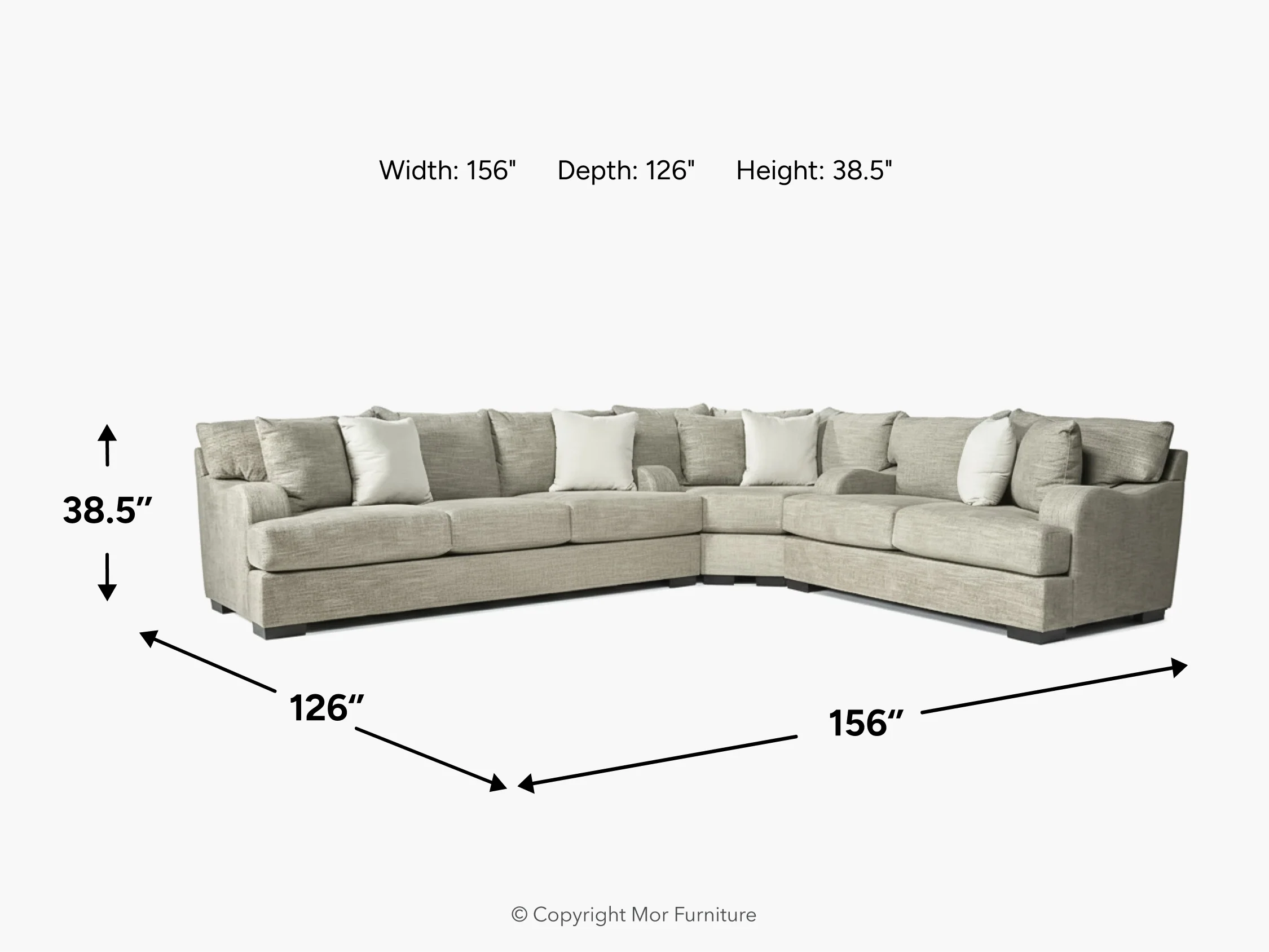 Catamaran 3 Piece Sectional - Image 3