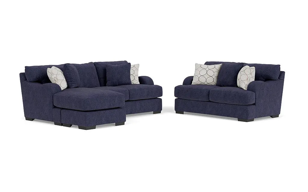Catamaran Crypton Performance Reversible Sofa Chaise & Loveseat Custom - Image 2