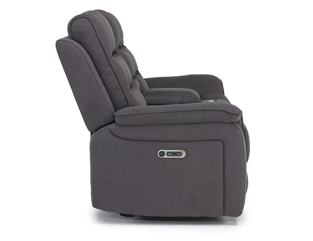 Chanell 2 Power Console Loveseat - Image 7