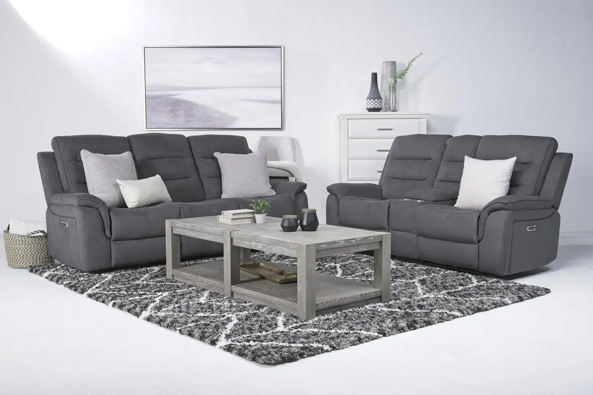 Chanell 2 Power Sofa & Console Loveseat