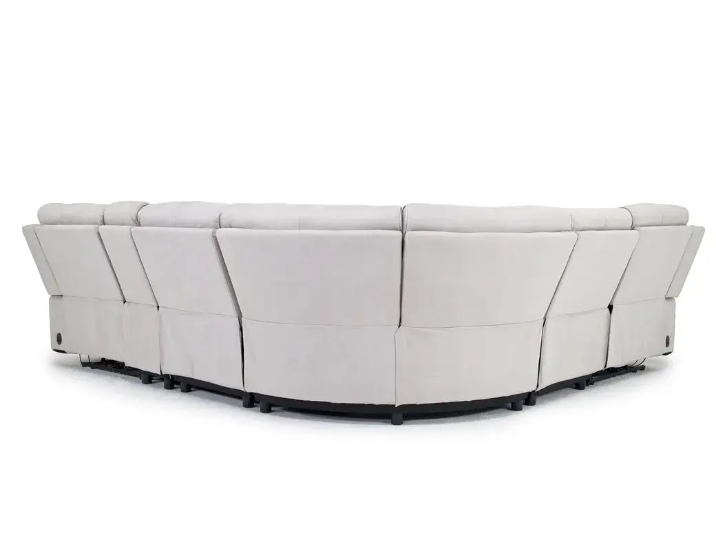 Chanell 6 Piece 2 Power Sectional - Image 5