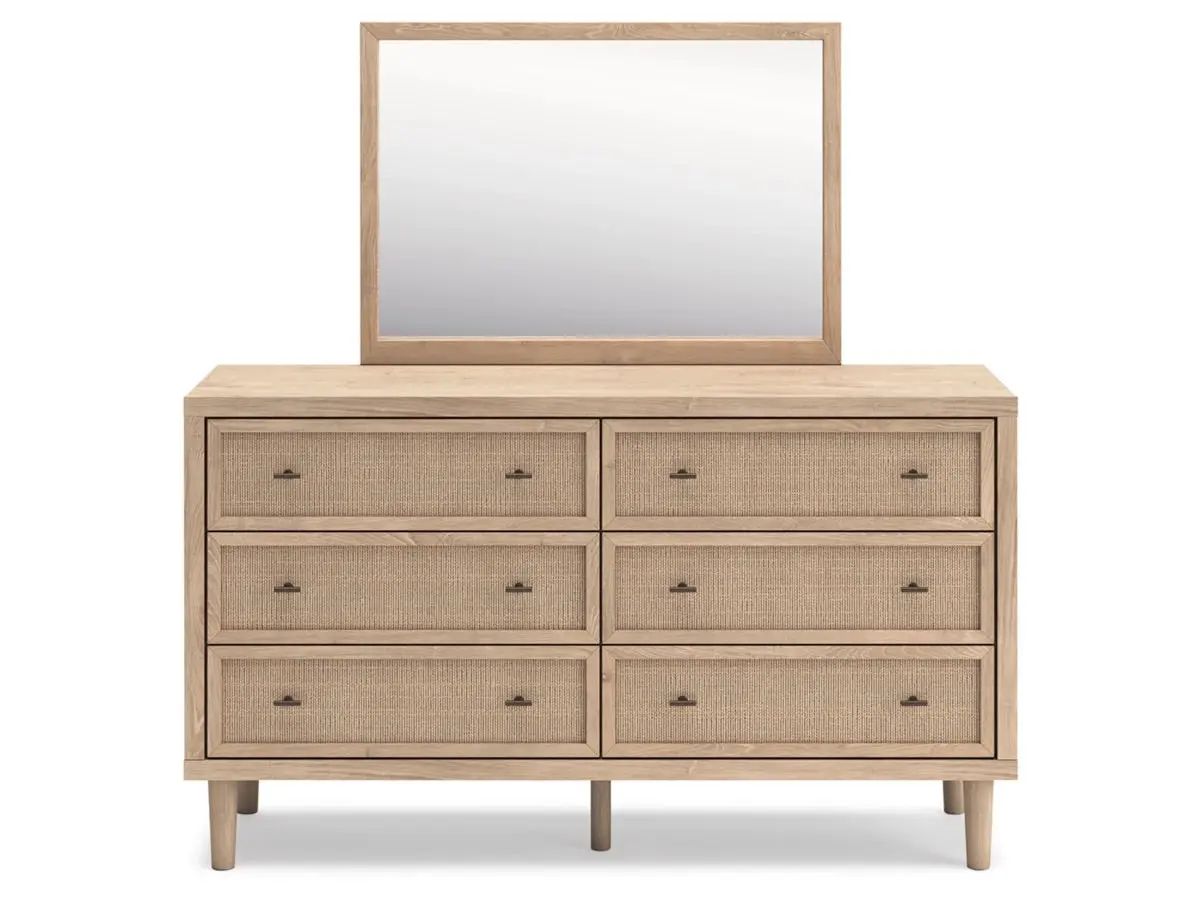 Cielden Upholstered Bed & Dresser & Mirror & Nightstand - Image 8