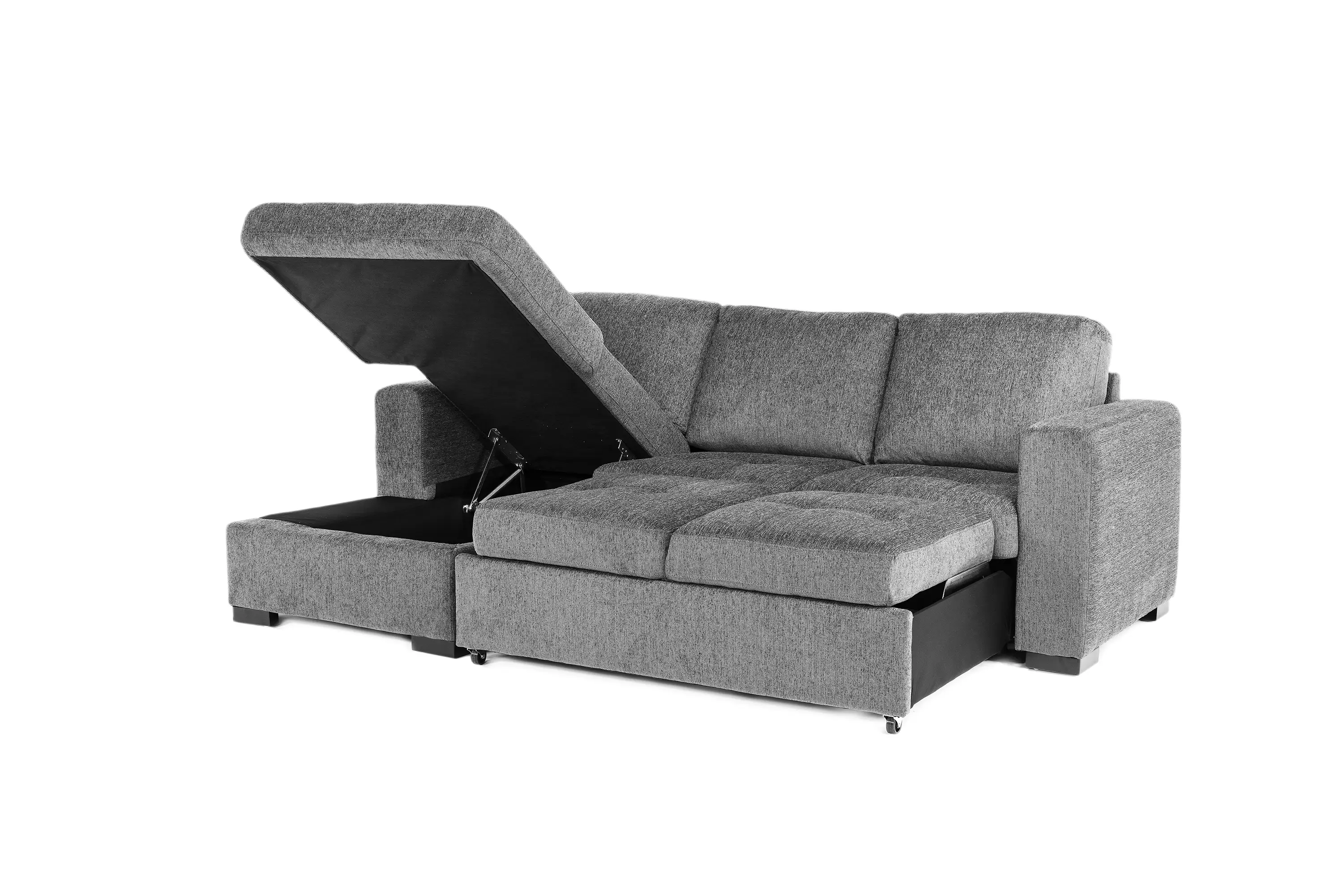 Claire Full Pullout Sofa Chaise - Image 2