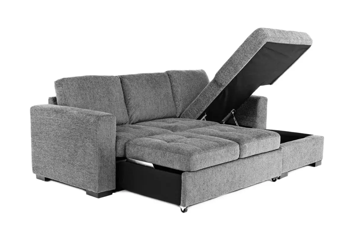 Claire Full Pullout Sofa Chaise - Image 5
