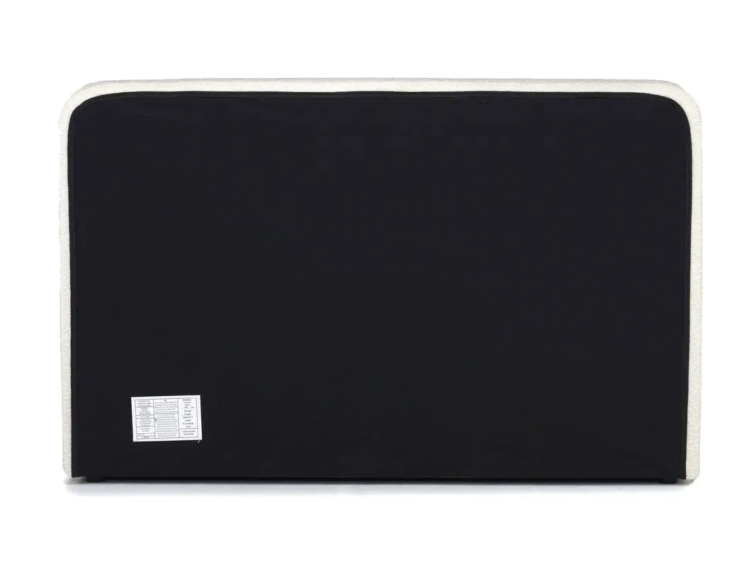 Cloud Boucle Upholstered Panel Bed - Image 7