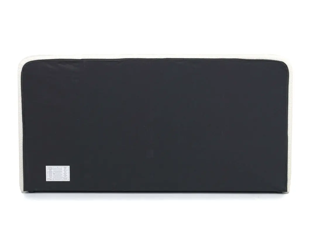 Cloud Boucle Upholstered Panel Bed - Image 8