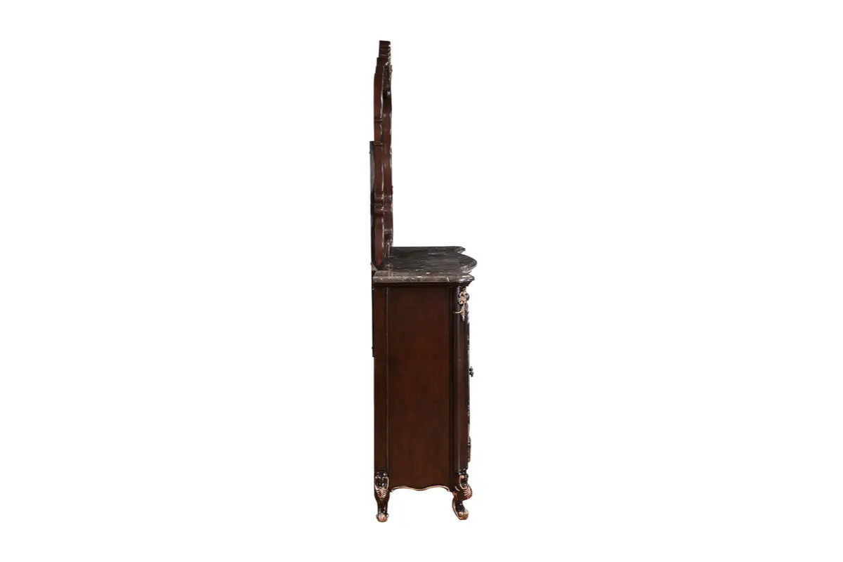 Constantine Upholstered Bed & Dresser & Mirror - Image 22