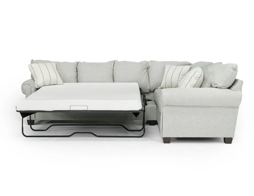 Cordoba Queen Sleeper Tux Sectional With Mattress - Image 2