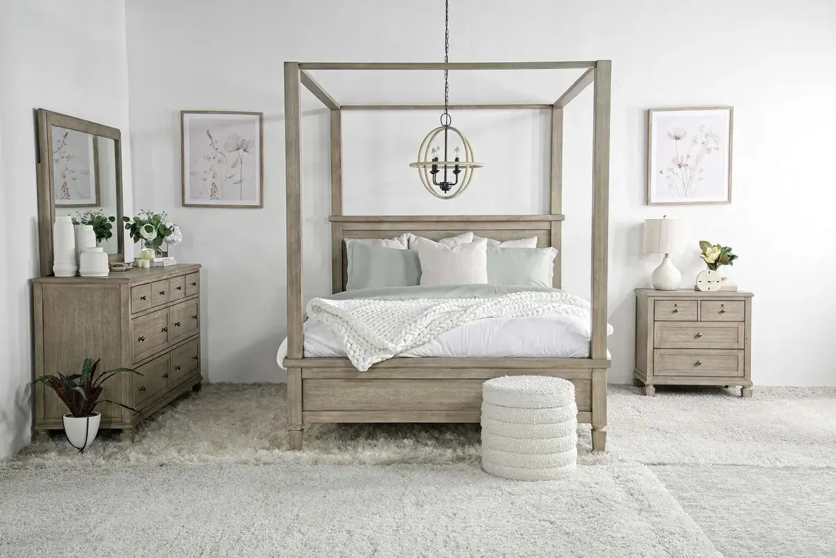 Country Side Canopy Bed - Image 19