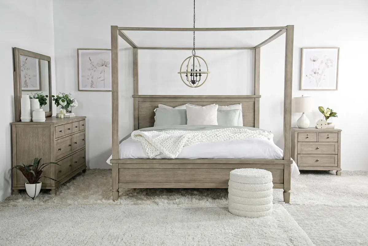 Country Side Canopy Bed - Image 20