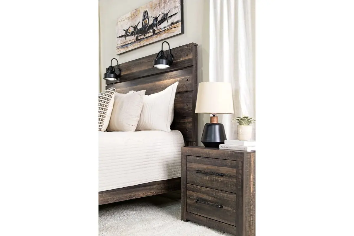 Dallas Panel Bed With Lights & Dresser & Mirror & Nightstand - Image 26