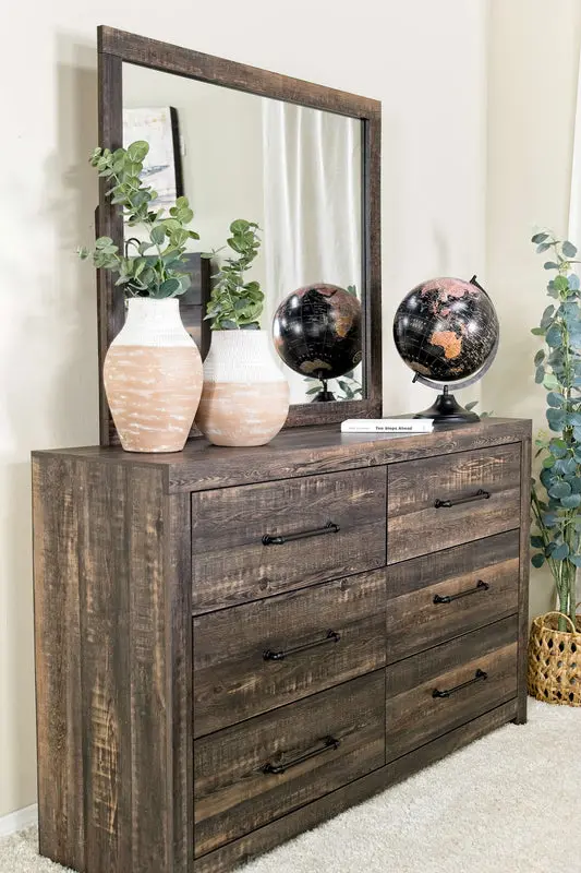 Dallas Panel Bed With Lights & Dresser & Mirror & Nightstand - Image 37