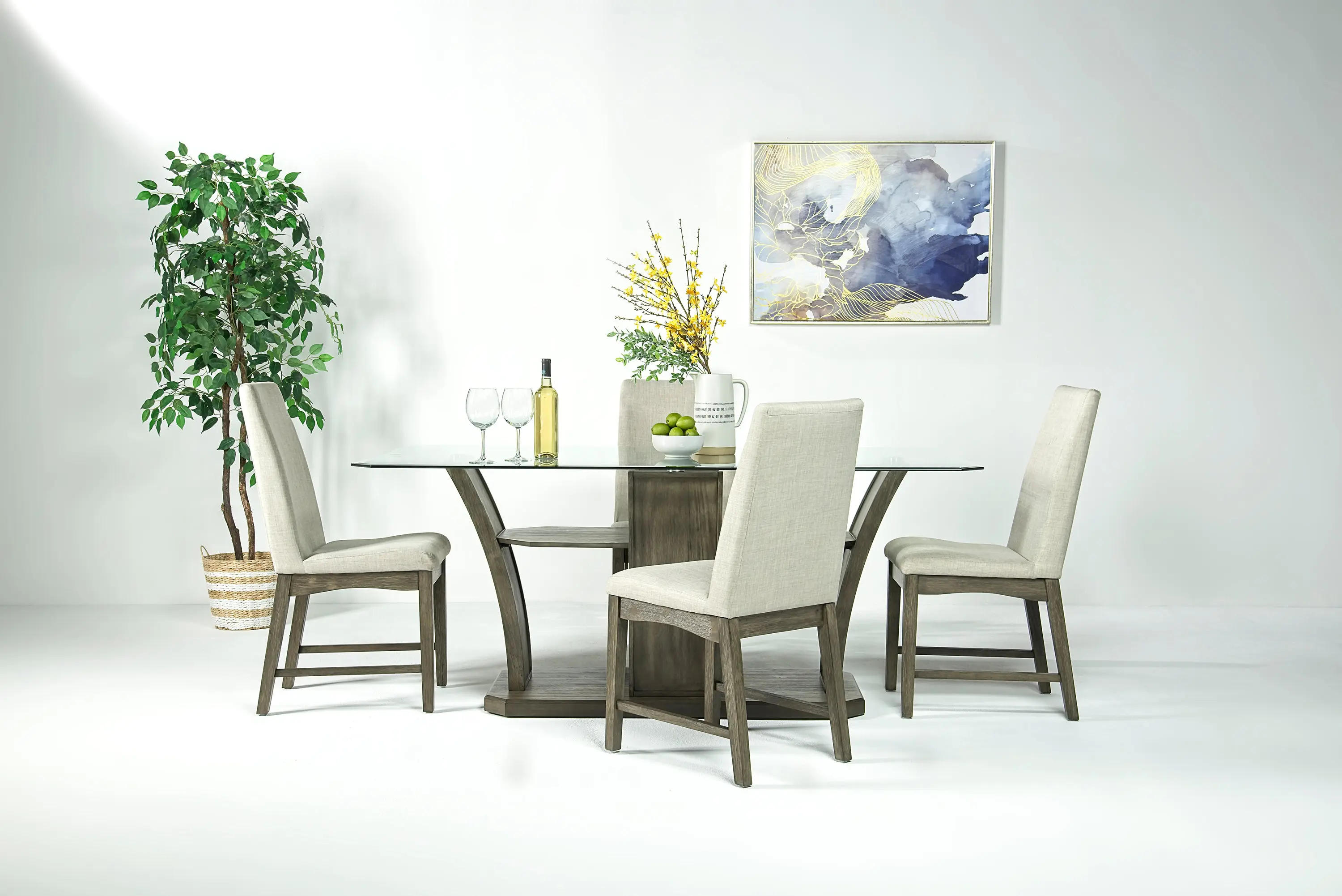 Dapper Dining Table & 4 Chairs