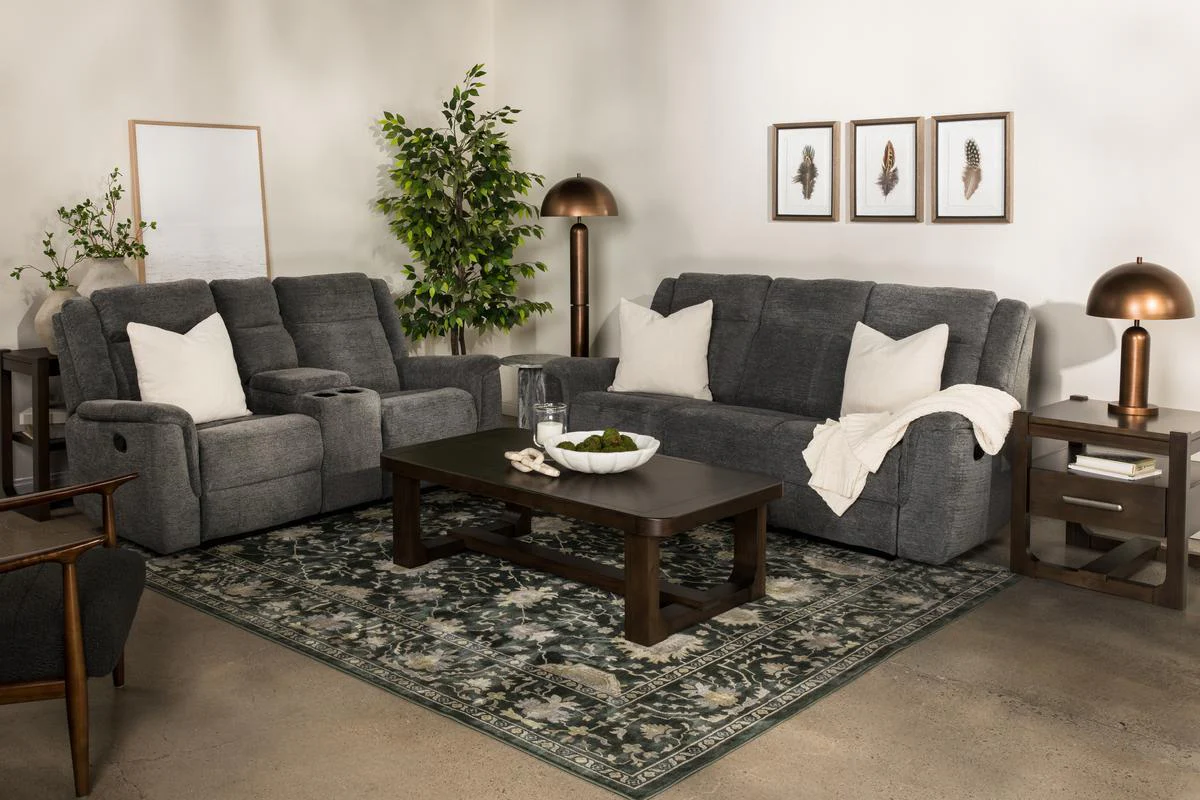 Derby Reclining Sofa & Console Loveseat