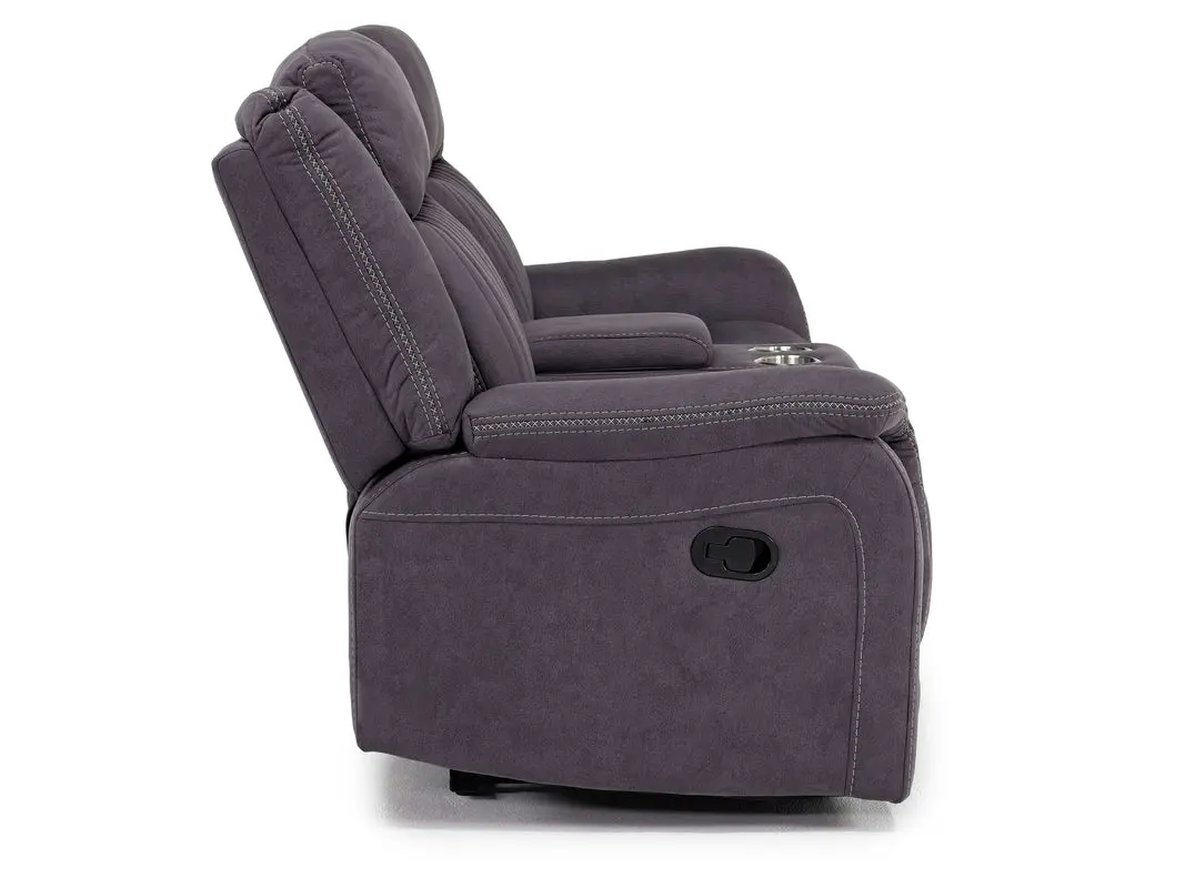 Diamond Reclining Console Loveseat - Image 4
