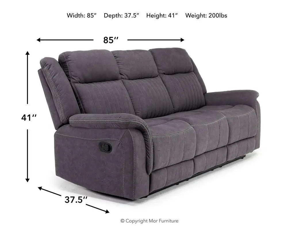 Diamond Reclining Sofa - Image 7