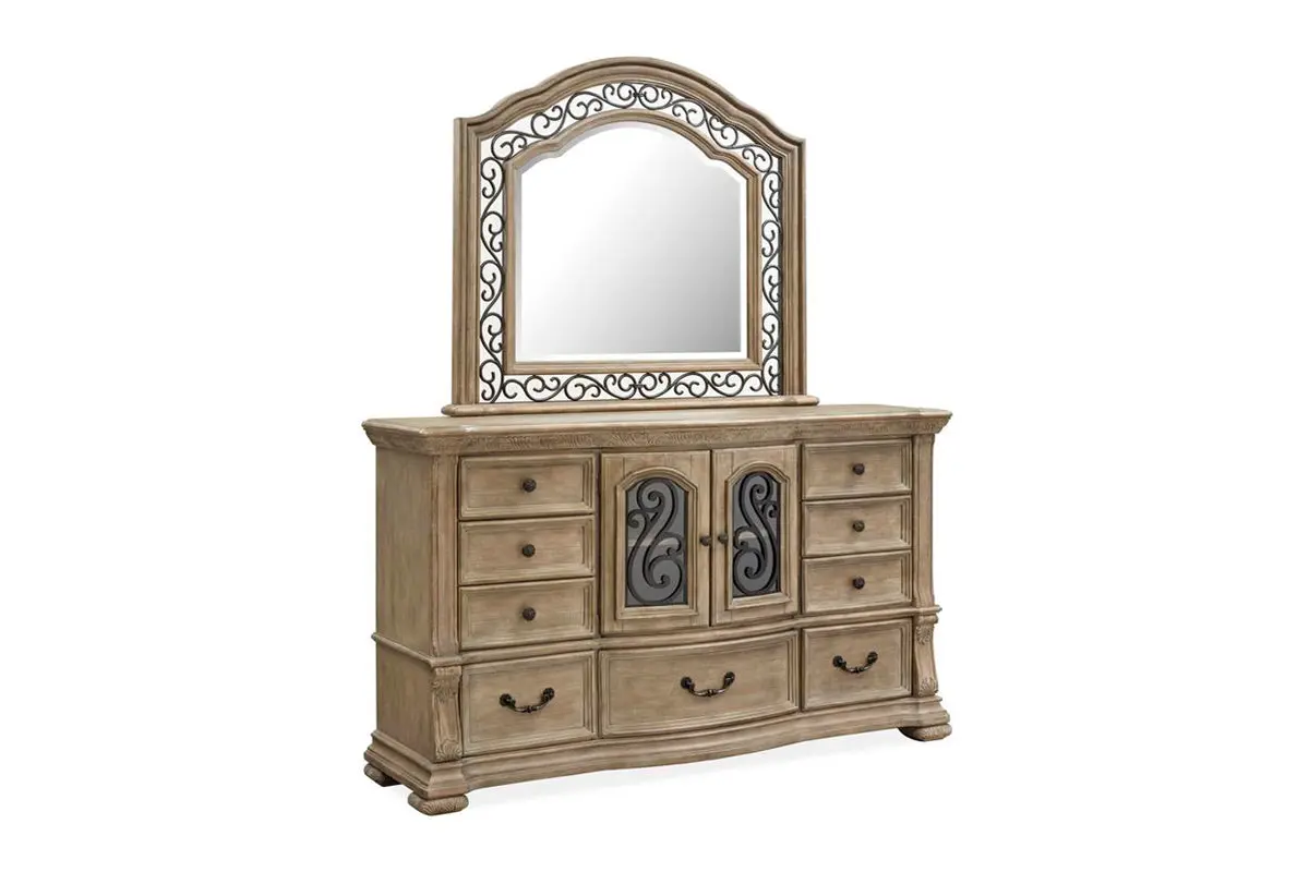 Durango Panel Bed & Dresser & Mirror - Image 22