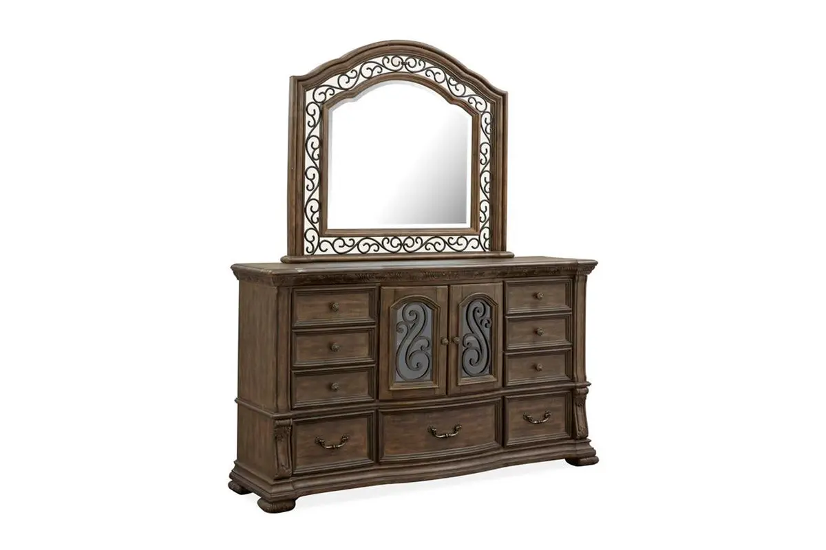 Durango Panel Bed & Dresser & Mirror - Image 23