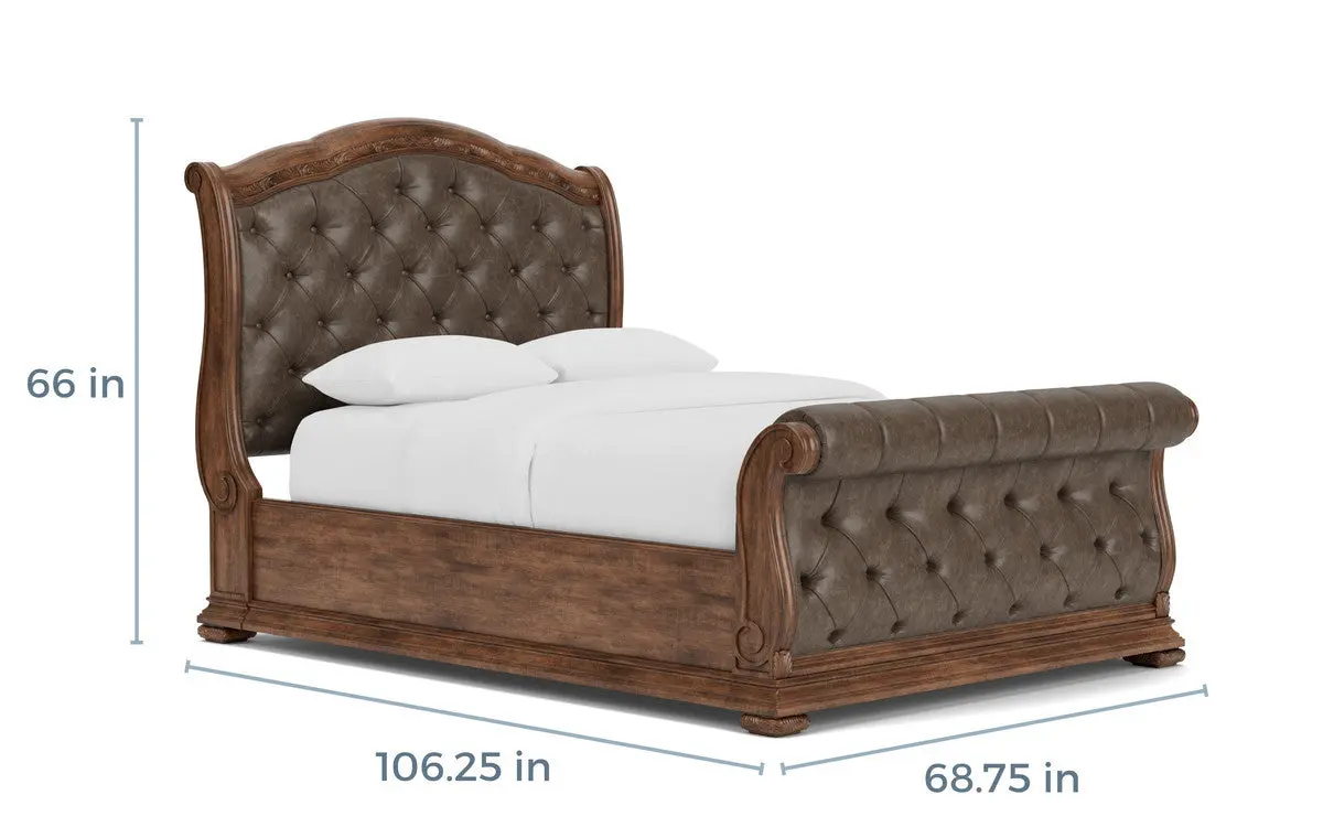 Durango Upholstered Sleigh Bed - Image 28