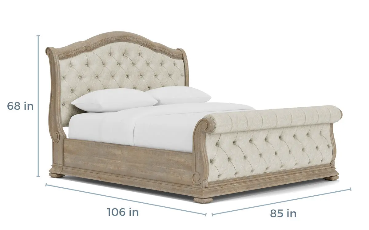 Durango Upholstered Sleigh Bed - Image 29