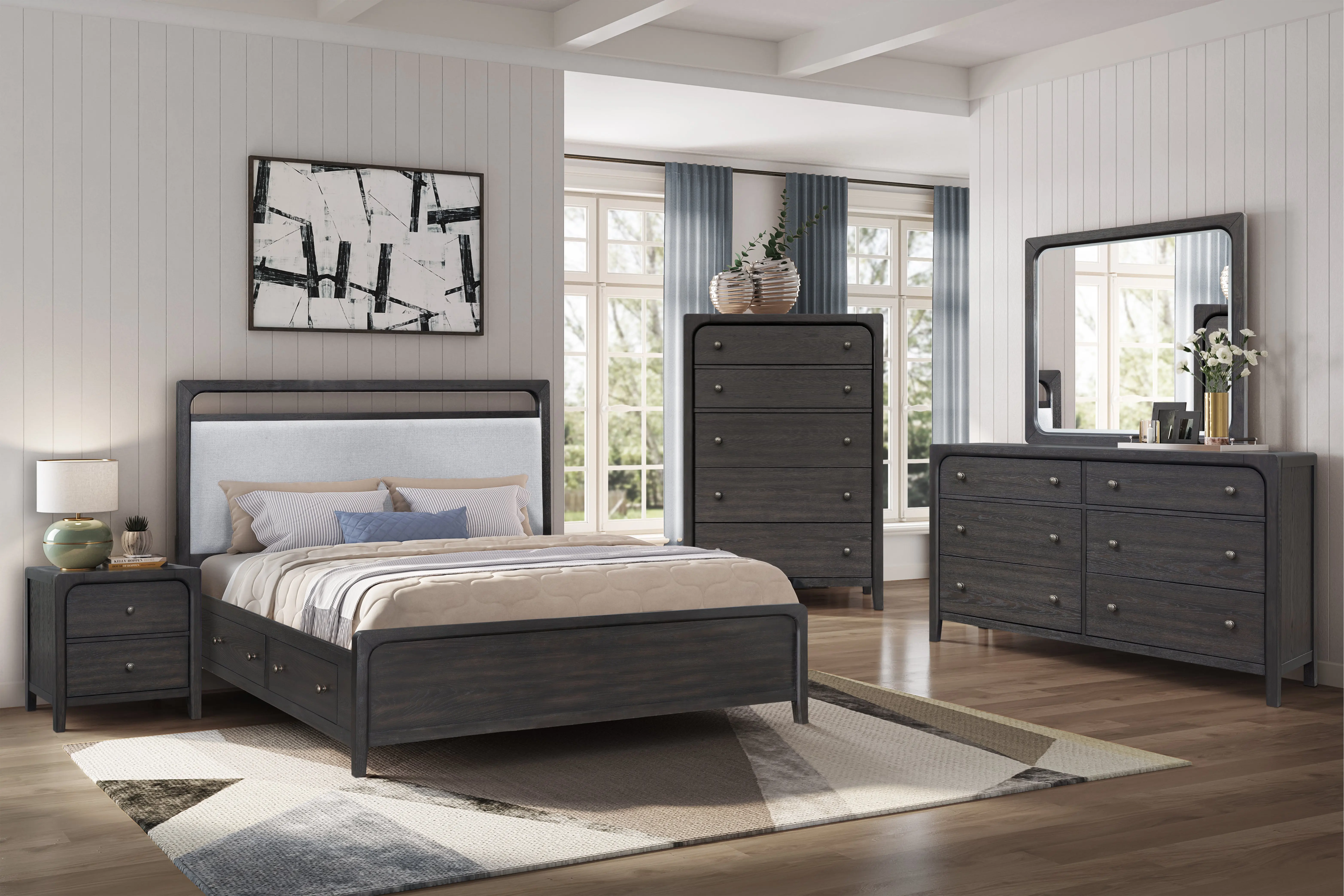 Easton Storage Bed & Dresser & Mirror & Nightstand - Image 49