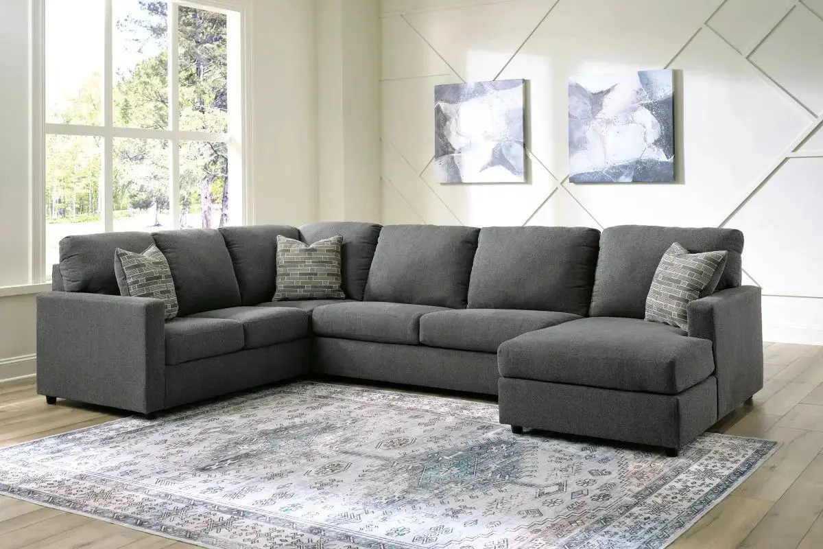 Edenfield Tux Loveseat Chaise Sectional - Image 5