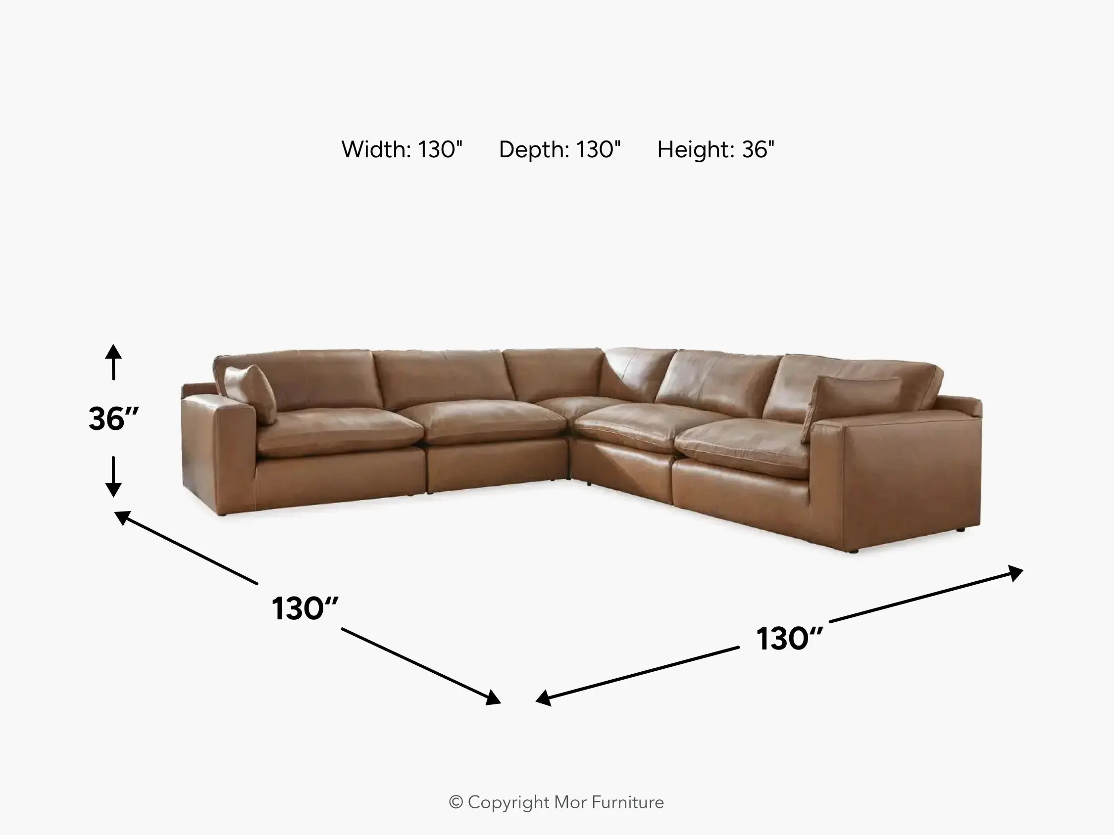Emillia 5 Piece Sectional - Image 6