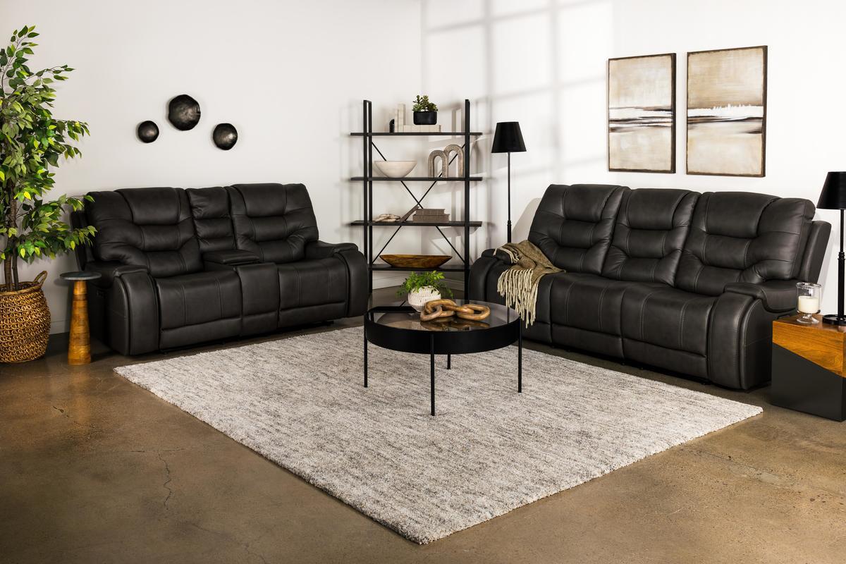 Estilo 2 Power Console Loveseat - Image 7