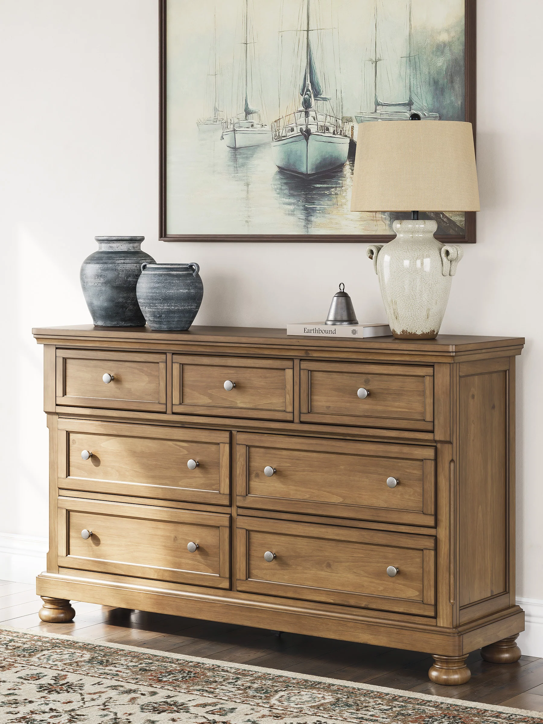 Feddinger Panel Bed & Dresser & Mirror & Nightstand - Image 9